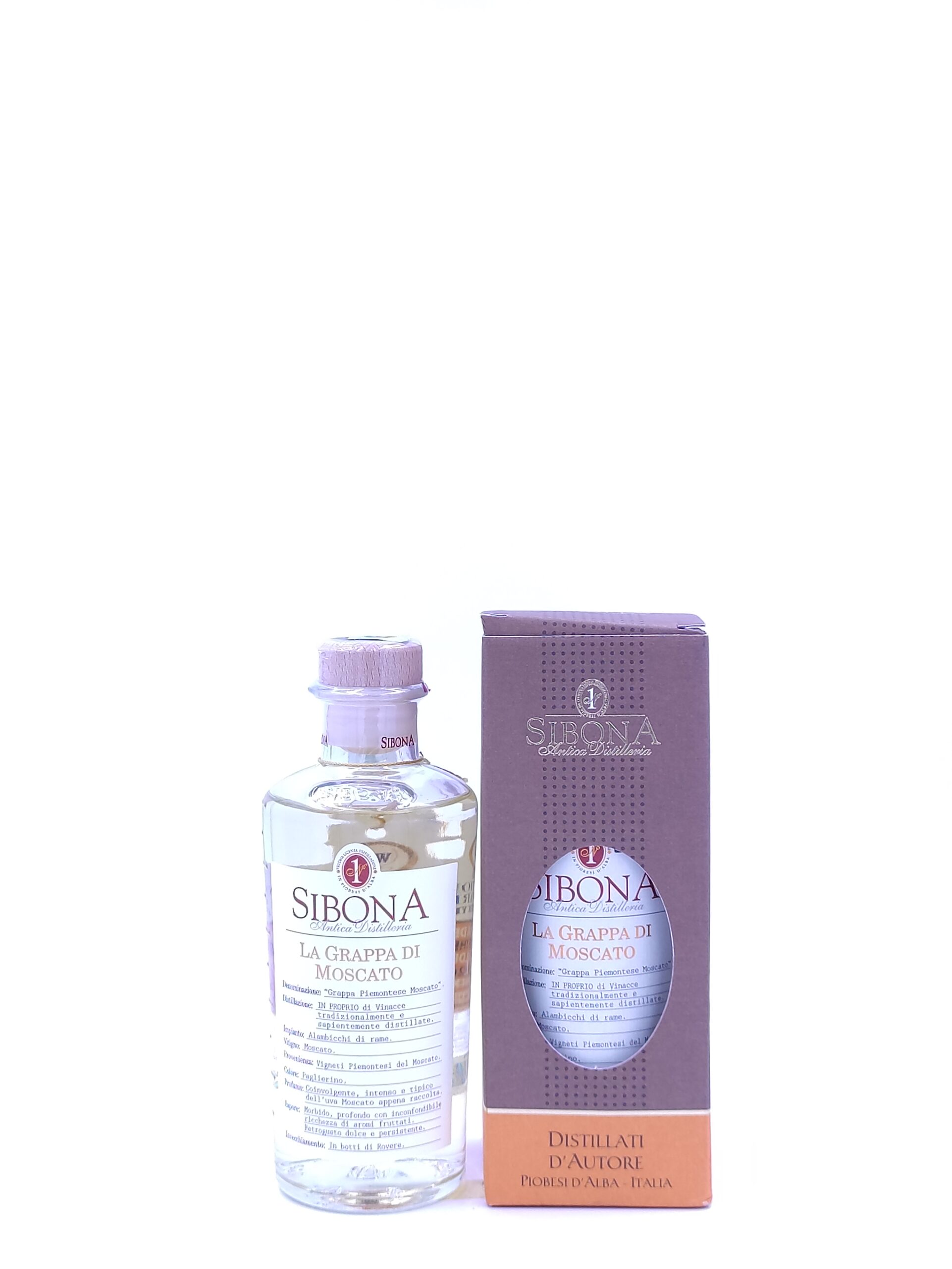 GRAPPA DI MOSCATO SIBONA CL. 50